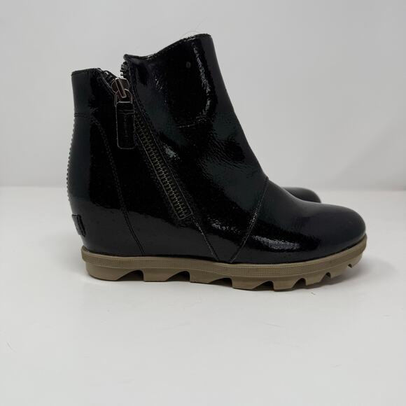 Sorel Boots Women's 5 Black Joan of Artic II Hidden Wedge Preppy Winter Gear - Picture 5 of 9